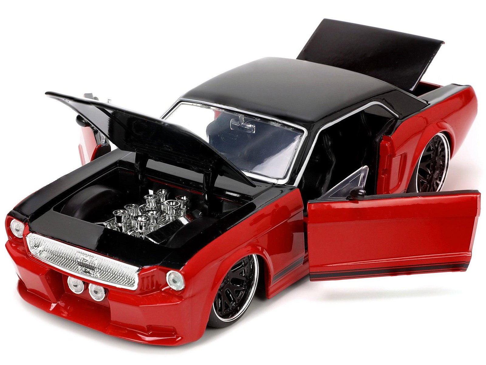 Diecast models on display