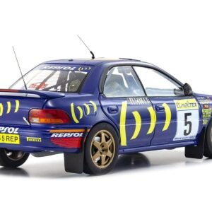 Subaru Impreza #5 Carlos Sainz - Luis Moya Winner "Monte-Carlo Rally" (1995) 1/18 Diecast Model Car by Kyosho