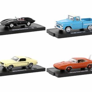 "Auto-Drivers" Set of 4 pieces in Blister Packs Release 106 Limited Edition to 9600 pieces Worldwide 1/64 Diecast Model Cars by M2 Machines