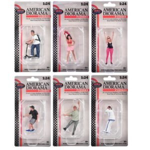 "Figure24 Series 2" 6 piece Figure Set for 1/24 Scale Models by American Diorama