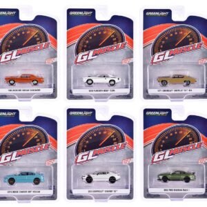 "GreenLight Muscle" Set of 6 pieces Series 28 1/64 Diecast Model Cars by Greenlight