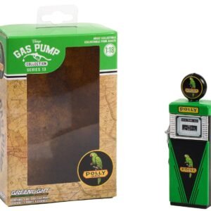1951 Wayne 505 Gas Pump "Polly Gas" Green and Black "Vintage Gas Pumps" Series 13 1/18 Diecast Model by Greenlight