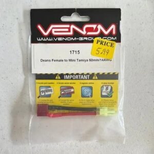 Venom Deans Female to Mini Tamiya 50mm/14AWG