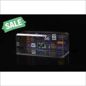 1:24 Scale Acrylic Display Case (with Clear Base)