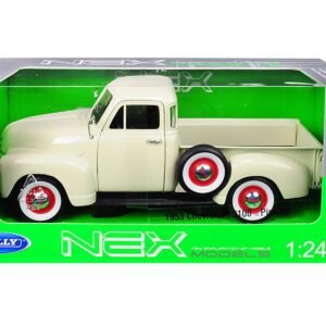 1953 Chevrolet 3100 Pickup Truck Cream 1/24-1/27 Diecast Model Car by Welly