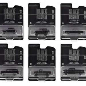 "Black Bandit" 6 piece Set Series 29 1/64 Diecast Model Cars by Greenlight