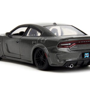 2021 Dodge Charger SRT Hellcat Gray Metallic "Fast X" (2023) Movie "Fast & Furious" Series 1/32 Diecast Model Car by Jada