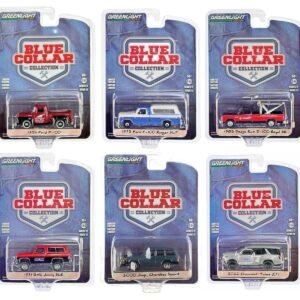 "Blue Collar Collection" Set of 6 pieces Series 12 1/64 Diecast Model Cars by Greenlight