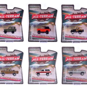 "All Terrain" Series 16 Set of 6 pieces 1/64 Diecast Model Cars by Greenlight