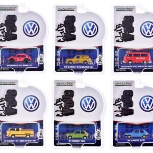 "Club Vee-Dub" Series 19 Set of 6 pieces 1/64 Diecast Model Cars by Greenlight