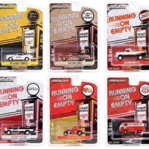 "Running on Empty" 6 piece Set Series 16 1/64 Diecast Model Cars by Greenlight