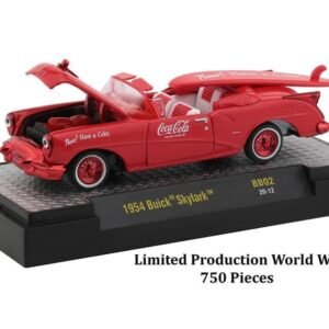 "Coca-Cola Bathing Beauties" Set of 3 Cars with Surfboards Release 2 Limited Edition to 6980 pieces Worldwide 1/64 Diecast Model Cars by M2 Machines