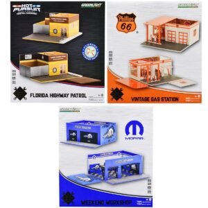 "Mechanic's Corner" 3 piece Diorama Set Series 9 for 1/64 Scale Models by Greenlight