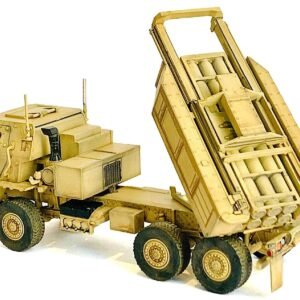 United States M142 High Mobility Artillery Rocket System (HIMARS) Desert Camo "NEO Dragon Armor" Series 1/72 Plastic Model by Dragon Models