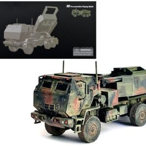 United States M142 High Mobility Artillery Rocket System (HIMARS) Green Camouflage "NEO Dragon Armor" Series 1/72 Plastic Model by Dragon Models
