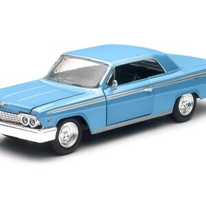 1962 Chevrolet Impala SS Blue 1/25 Diecast Model Car by New Ray