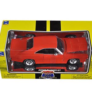 1969 Dodge Charger R/T Orange "Muscle Car Collection" 1/25 Diecast Model Car by New Ray