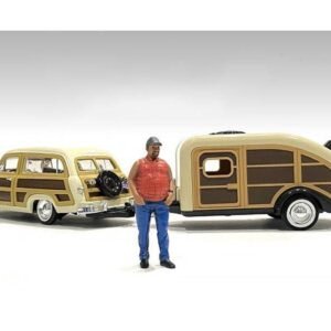 "Campers" Figure 1 for 1/18 Scale Models by American Diorama