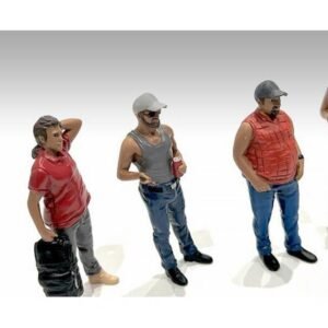 "Campers" 5 piece Figure Set for 1/18 Scale Models by American Diorama