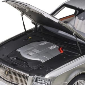 Toyota Century with Curtains RHD (Right Hand Drive) Silver Special Edition 1/18 Model Car by Autoart