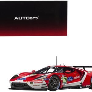 Ford GT #67 Harry Tincknell - Andy Priaulx - Jonathan Bomarito 24H of Le Mans (2019) 1/18 Model Car by Autoart