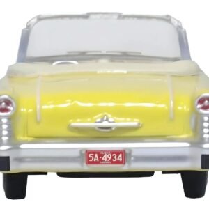 1957 Oldsmobile 88 Convertible Coronado Yellow 1/87 (HO) Scale Diecast Model Car by Oxford Diecast
