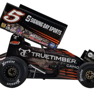Winged Sprint Car #5 Spencer Bayston "TrueTimber Camo" CJB Motorsports "Rookie of the Year" "World of Outlaws" (2022) 1/18 Diecast Model Car by ACME