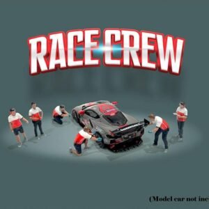 "Race Crew" 6 piece Diecast Figure Set (6 Figures) Limited Edition to 3600 pieces Worldwide for 1/64 Scale Models by American Diorama