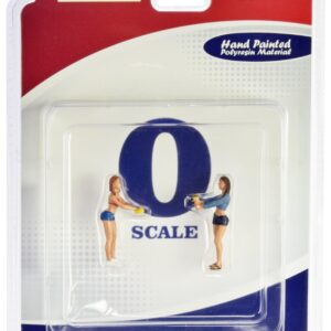 "Car Wash Girls" Set 2 Jessica and Jennifer 2 Piece Figure Set for 1/43 Scale Models by American Diorama