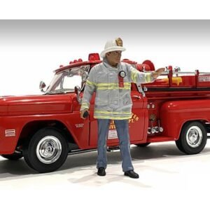 "Firefighters" Fire Captain Figure for 1/18 Scale Models by American Diorama
