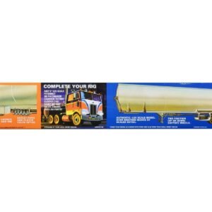 Skill 3 Model Kit Fruehauf Tanker Trailer "Gulf Oil" 1/25 Scale Model by AMT