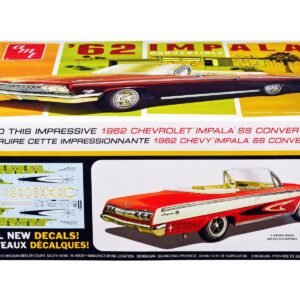 Skill 2 Model Kit 1962 Chevrolet Impala Convertible 1/25 Scale Model by AMT