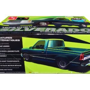 Skill 2 Model Kit 1992 Chevrolet Silverado C1500 Fleetside Short Bed Pickup Truck "Easy Build" 1/25 Scale Model by AMT