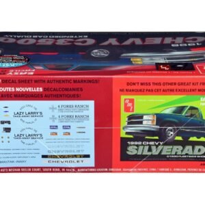 Skill 2 Model Kit 1996 Chevrolet C3500 Extended Cab Dually Pickup Truck "Easy Build" 1/25 Scale Model by AMT