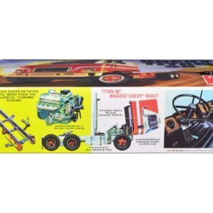 Skill 3 Model Kit Chevrolet Titan 90 Tractor Truck 1/25 Scale Model by AMT