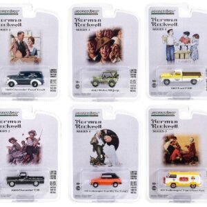 "Norman Rockwell" Set of 6 pieces Series 5 1/64 Diecast Model Cars by Greenlight