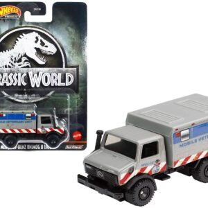 Mercedes-Benz Unimog U 1300 L "Mobile Veterinary Unit MVU-12" "Jurassic World" (2015) Movie Diecast Model Car by Hot Wheels