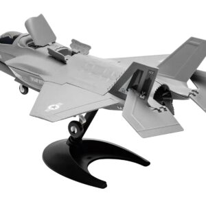 Skill 1 Model Kit F-35 Lightning II Snap Together Painted Plastic Model Airplane Kit by Airfix Quickbuild