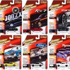 "Classic Gold Collection" 2022 Set B of 6 Cars Release 2 1/64 Diecast Model Cars by Johnny Lightning