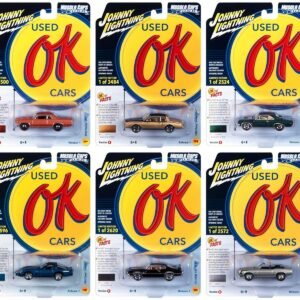 "Muscle Cars USA" 2023 Set B of 6 pieces Release 1 "OK Used Cars" 1/64 Diecast Model Cars by Johnny Lightning