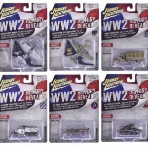 "Military" Set A of 6 pieces 2024 Release 1 Limited Edition Diecast Models by Johnny Lightning