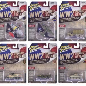 "Military" Set B of 6 pieces 2024 Release 1 Limited Edition Diecast Models by Johnny Lightning