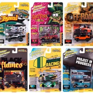 "Street Freaks" 2023 Set B of 6 Cars Release 2 1/64 Diecast Model Cars by Johnny Lightning