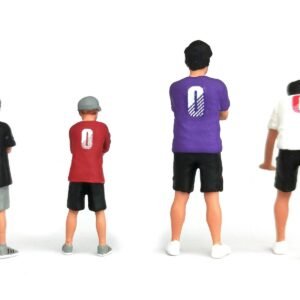 "Kaido and Sons V2" 4 Piece Diecast Figure Set "Kaido House" Special for 1/64 Scale Models by Mini GT
