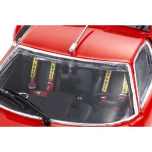 Lamborghini Miura SVR Red with Black Accents and Gold Wheels 1/43 Diecast Model Car by Kyosho