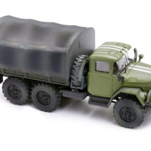 ZIL 131 Cargo Truck Green with White Stripes "Ukrainian Ground Forces" 1/72 Diecast Model by Legion