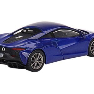 McLaren Artura Volcano Blue Metallic Limited Edition to 3000 pieces Worldwide 1/64 Diecast Model Car by Mini GT