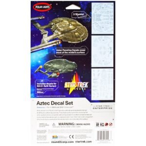 "Star Trek Universe" Aztec Decal Pack for NX-01 Enterprise Ship in 1/1000 Scale by Polar Lights