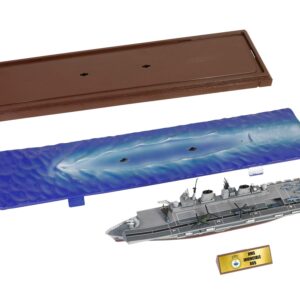 British HMS Invincible (R05) Aircraft Carrier Waterline Edition "Falklands War" (1982) British Royal Navy "Battleship" Series 1/700 Diecast Model by Metal Proud