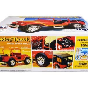 Skill 2 Model Kit 1981 Jeep CJ5 Golden Hawk 1/25 Scale Model Car by MPC